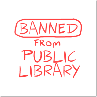 BANNED From Public Library Posters and Art